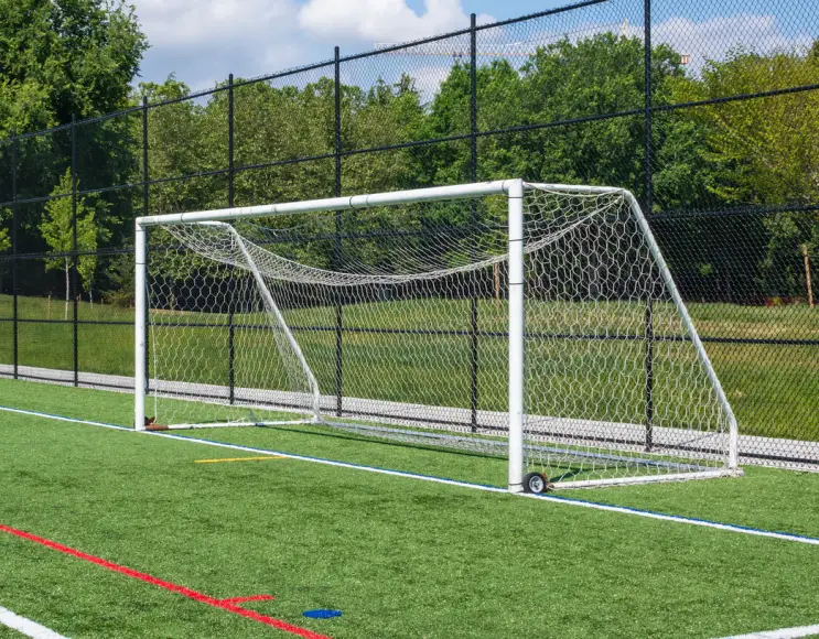 Rete Da Calcio Per Allenamento E Partite – Sostituzione Porta In Polipropilene, Maglia 100mm, Leggera E Resistente, Adatta A Campi Interni Ed Esterni