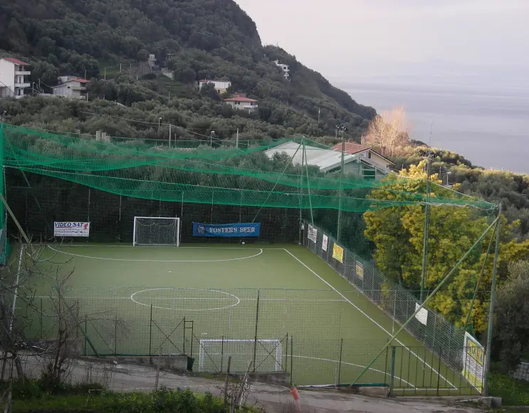 Rete di copertura superiore campo da calcetto (tetto)