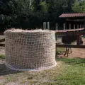 Rete per rotoballa grande maglia da 100 mm Ø 180x150