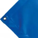 Telo copertura cassone in PVC alta tenacità 650g/mq. Colore blu - cod.CMPVCBL-17T