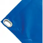 Telo copertura cassone in PVC alta tenacità 650g/mq. Colore blu - cod.CMPVCBL-40O
