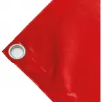Telo copertura cassone in PVC alta tenacità 650g/mq. Colore rosso - cod.CMPVCR-40T