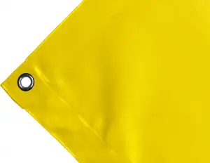 Telo copertura cassone in PVC alta tenacità 650g/mq. Colore giallo - cod.CMPVCG-17T