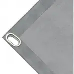 Telo microforato copertura cassone in PVC 280g/mq. Non impermeabile. Colore grigio - cod.CMHSK-40O