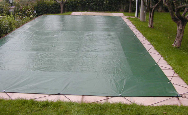 Telone Invernale Per Piscina Rettangolare Trendpool – PEB 180g/m², Con Occhielli E Corda – Antialghe E Resistente Al Freddo