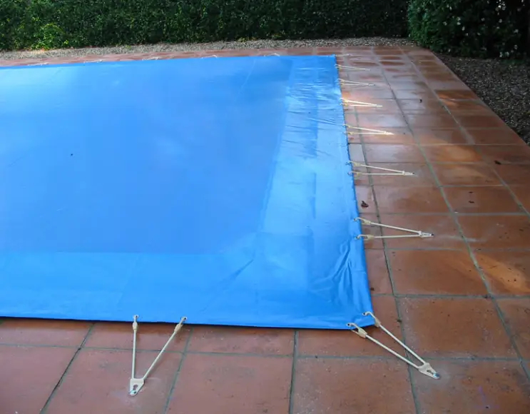 Telo copertura piscina in pvc 400 gr, con occhielli