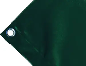 Telo copertura cassone in PVC alta tenacità 650g/mq. Colore verde - cod.CMPVCV-23T