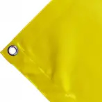 Telo copertura cassone in PVC alta tenacità 650g/mq. Colore giallo - cod.CMPVCG-23T