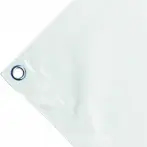 Telo copertura cassone in PVC alta tenacità 650g/mq. Colore bianco - cod.CMPVCB-23T