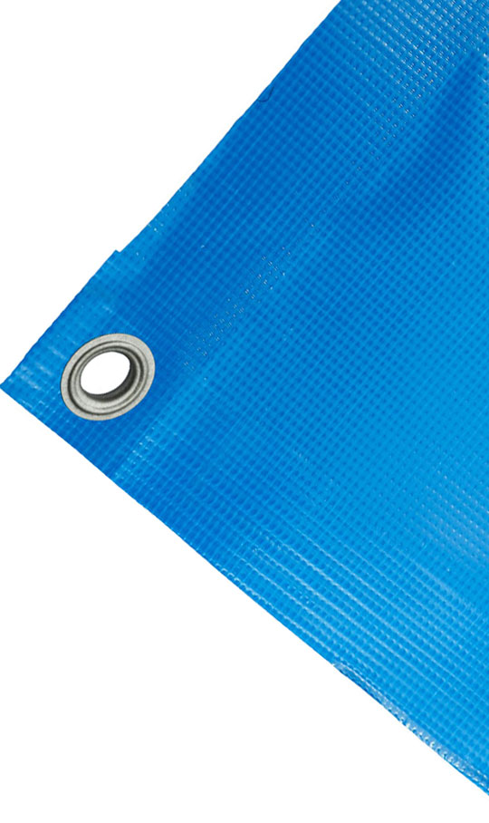 ANKO PLANEN AirDeluxe copertura piscina gonfiabile ottagonale, telo copripiscina in telone da camion 680 g/m² (1360 g/m²) – copertura invernale resistente (325cm x 325cm, Blu RAL5002