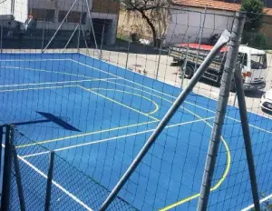 Rete di recinzione campi da basket - cod.BSRE0301
