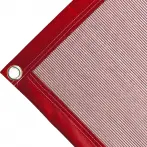 Telo copertura cassone in polietilene, 170 gr/mq. Colore rosso - cod.CMBV170R-23T
