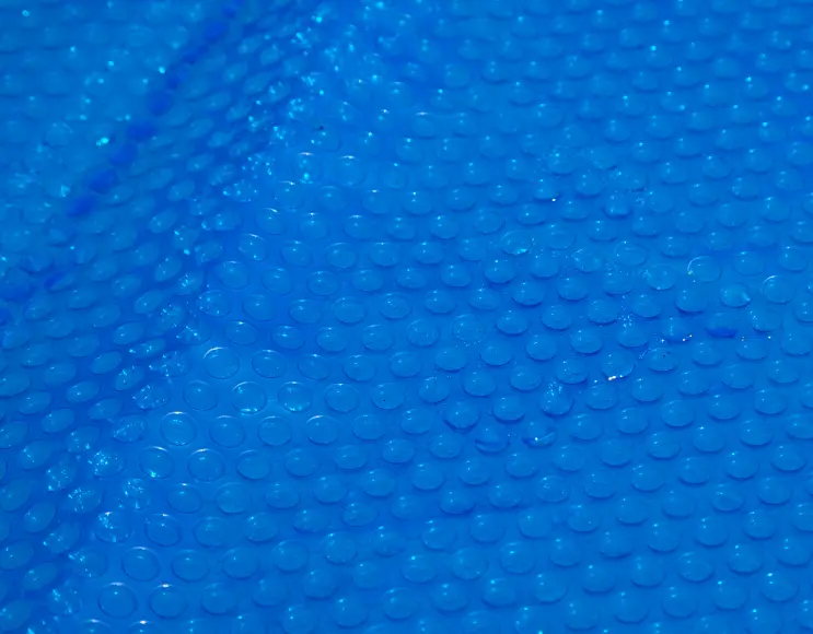 Telo a bolle per copertura isotermica della piscina