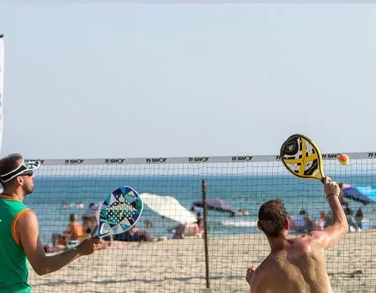 Rete da beach tennis con stampa personalizzata