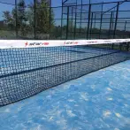 Rete da tennis modello extra pesante CON STAMPA LOGO - cod.TE0102-Z