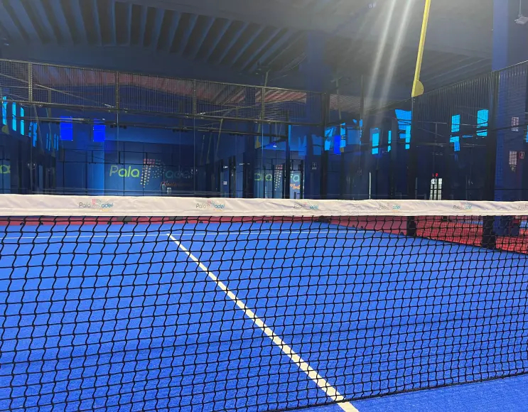 Rete da padel con stampa personalizzata