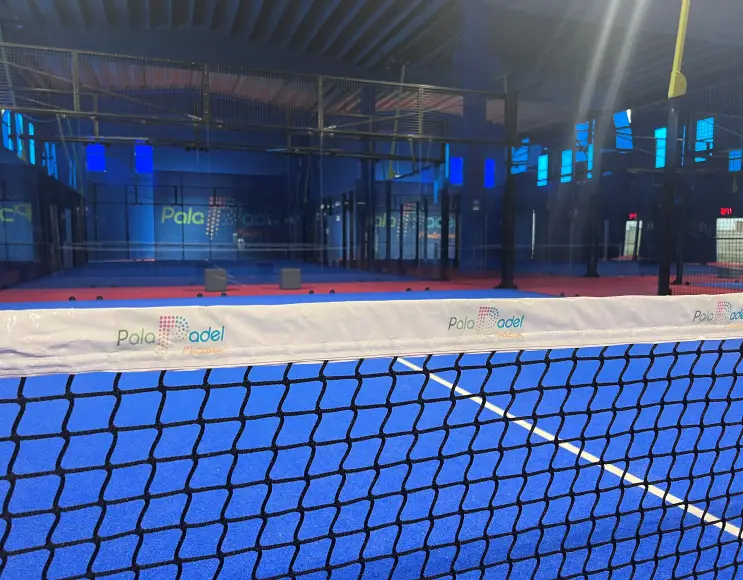 Rete da padel con stampa personalizzata