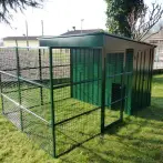 Box recinto in rete e lamiera cm. 300 x 200x150 h. - cod.BOX192