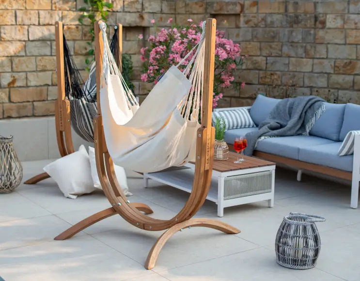 SUPPORTO  PER SEDIA PENSILE IN LEGNO